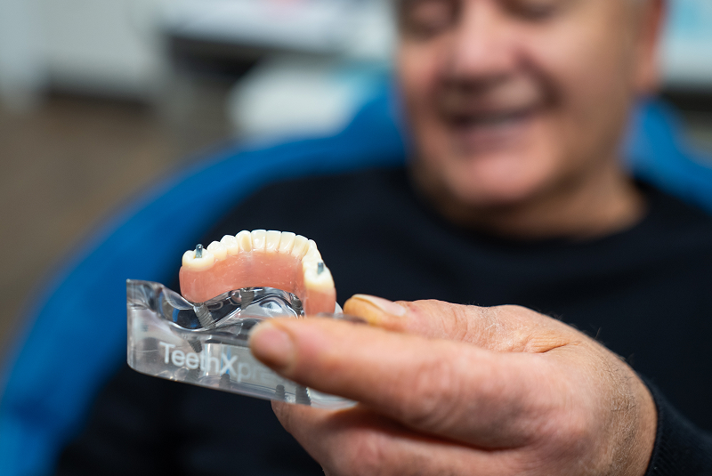Patient with Implant model