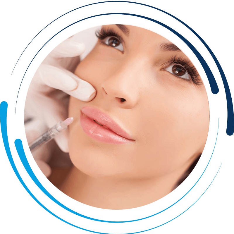 woman receiving BOTOX