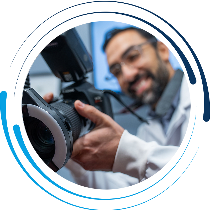 dr-young-using-camera